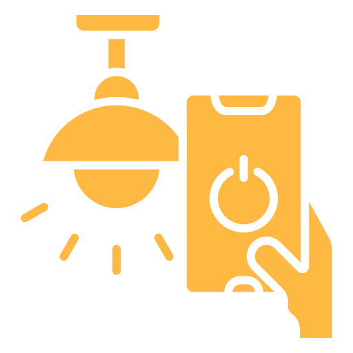 A yellow icon of a person holding a stopwatch.